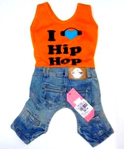 Canes Venatici Denim Rompers Size 10
